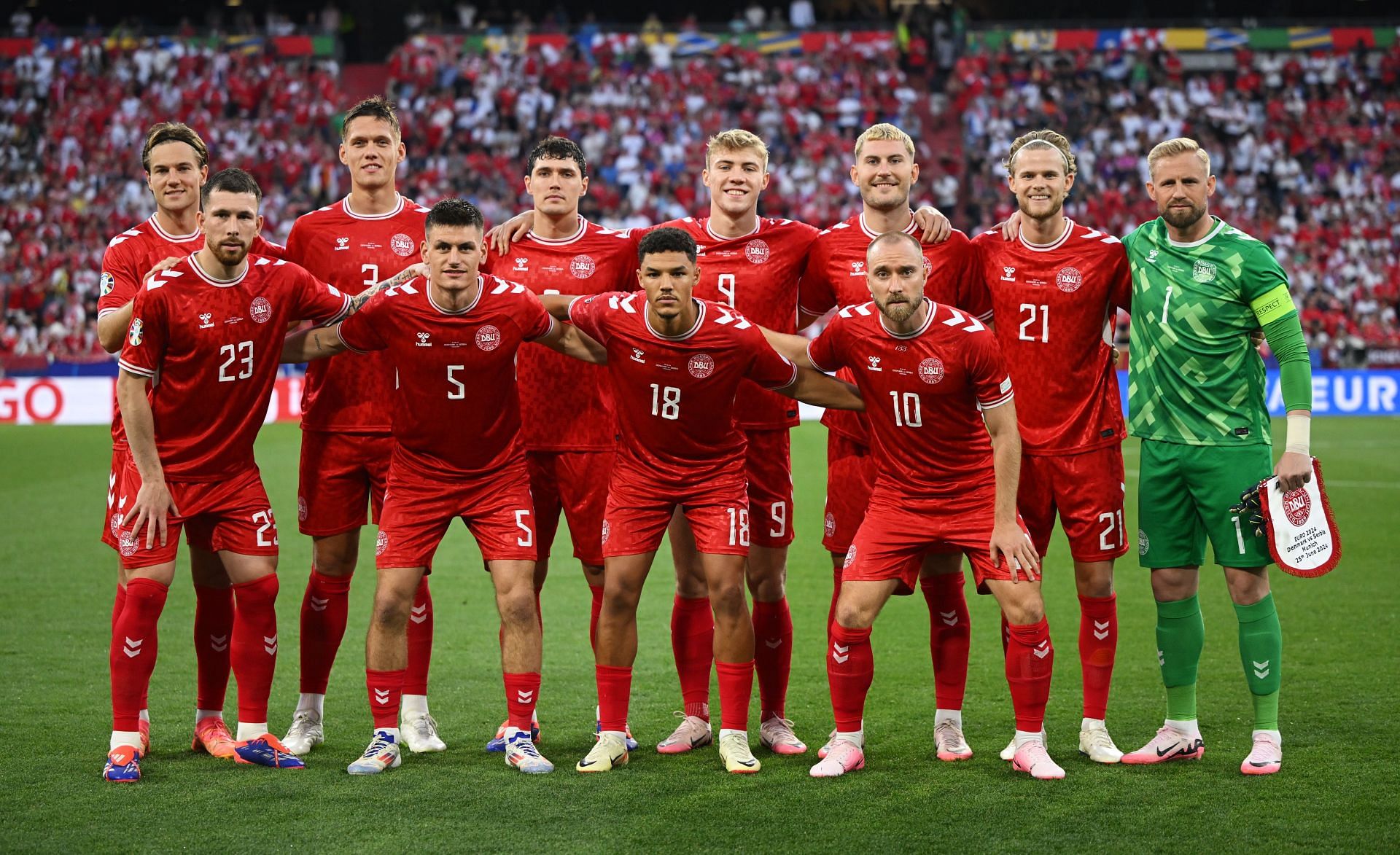 Denmark drew goalless with Serbia in their last Euro 2024 group game.